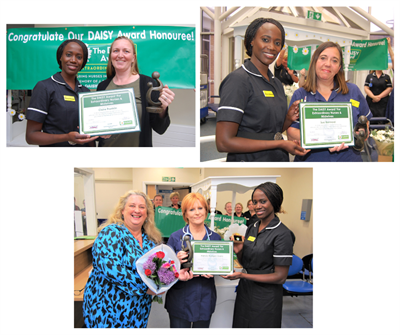 NGH nurses and midwife receive awards for outstanding compassionate care